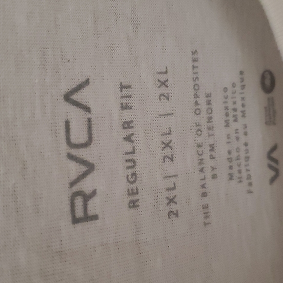 RVCA Graphic Tee Mens XL NWT! - Picture 4 of 6